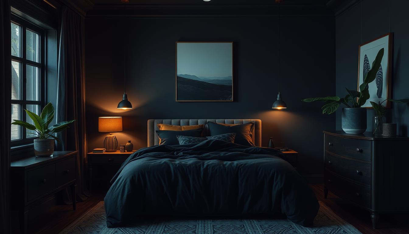 home bedroom refresh black